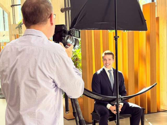 Behind the scenes corporate shoot